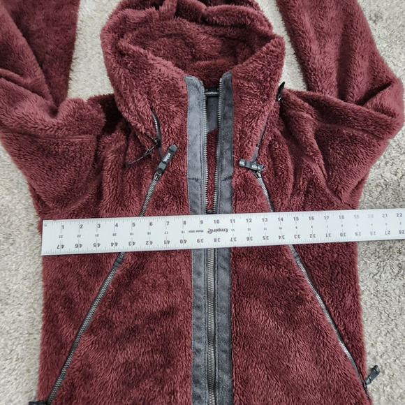 Kuhl Women's Flight Jacket Italian Fleece Hooded Pockets Thumb Loops Size M - Picture 16 of 16